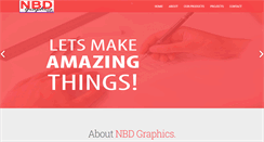 Desktop Screenshot of nbdgraphics.net