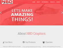 Tablet Screenshot of nbdgraphics.net